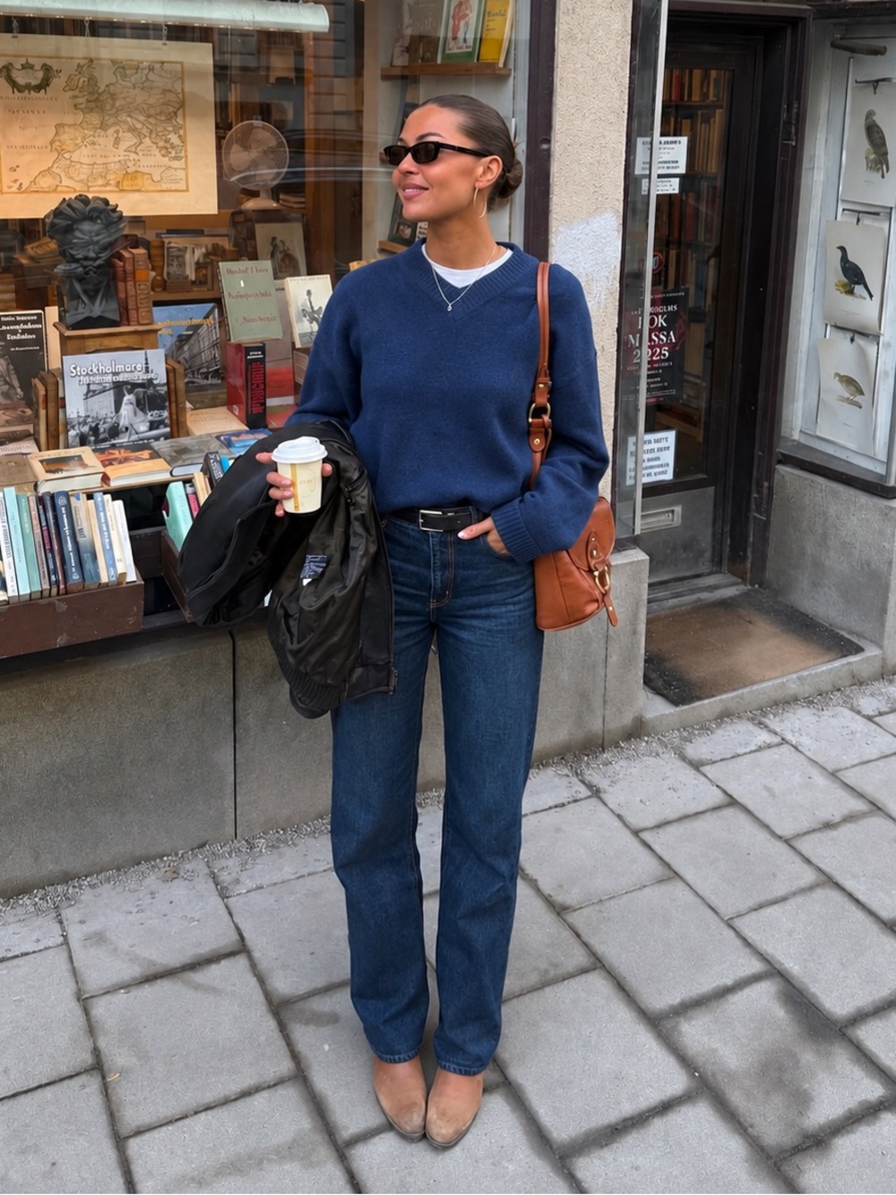 100% Pure Wool Vneck Sweater